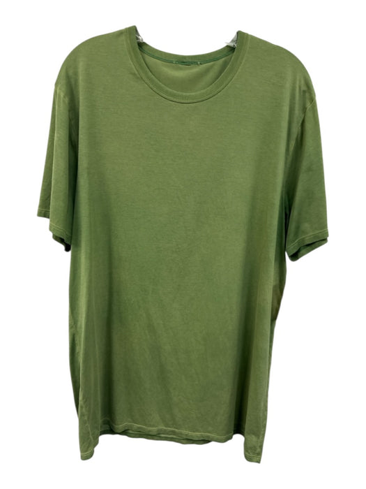 Lululemon Size Est XL Green Synthetic Solid Athletic T Shirt Men's Short Sleeve Green / Est XL