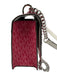 Michael Kors Berry Pink & White Leather Monogram SHW Chain Crossbody Bag Berry Pink & White / S