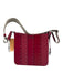 Michael Kors Berry Pink Leather Paneled Monogram Crossbody Bag Berry Pink / S