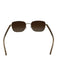 Michael Kors Black & Gold Acetate Metal Glitter Rectangular Sunglasses Black & Gold