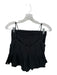Free People Size XS Black Pleats Mini Spaghetti Strap Tank Short Set Black / XS