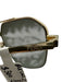Fendi Gray & Gold Acetate Logo Monogram Aviator Sunglasses Gray & Gold