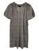 Abbey Glass Size XS Black & White Cotton & Nylon Houndstooth Side Pockets Dress Black & White / XS