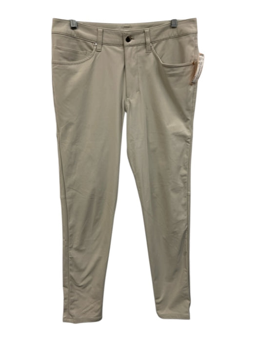 Lululemon Size 30 Beige Synthetic Solid Athletic Khakis Men's Pants Beige / 30