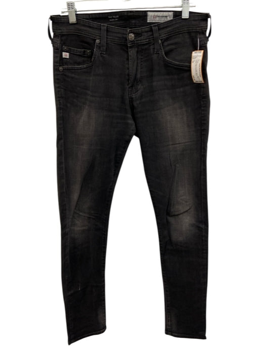 AG Size 29 Faded Black Cotton Blend Solid Skinny Jean Men's Pants Faded Black / 29