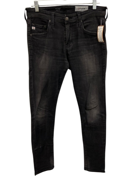 AG Size 29 Faded Black Cotton Blend Solid Skinny Jean Men's Pants Faded Black / 29