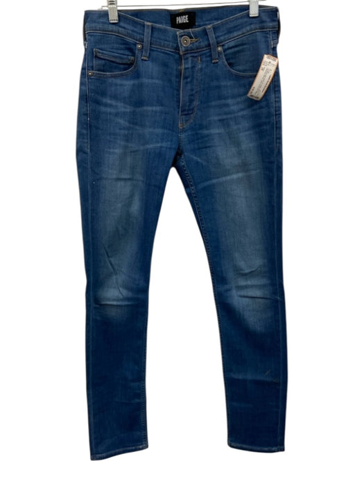 Paige Size 29 medium dark wash Cotton Blend Washed Skinny Jean Men's Pants medium dark wash / 29