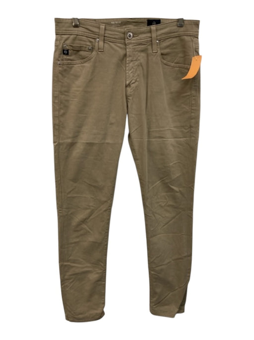 AG Size 29 Beige Cotton Blend Solid Khakis Men's Pants Beige / 29