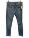 Rag & Bone Size 30 Light Wash Cotton Blend Distressed Skinny Jean Men's Pants Light Wash / 30