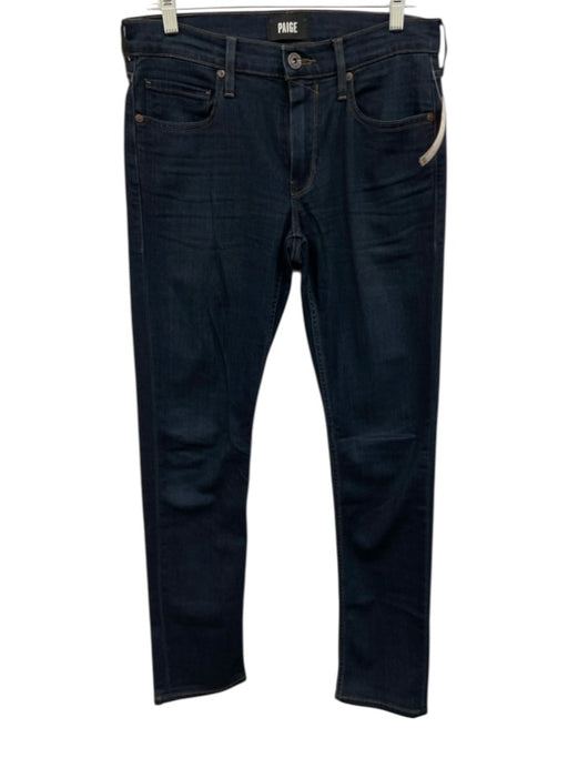 Paige Size 29 Dark Wash Cotton Blend Solid Skinny Jean Men's Pants Dark Wash / 29