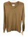 Billy Reid Size M Tan Wood Solid V Neck Men's Sweater Tan / M
