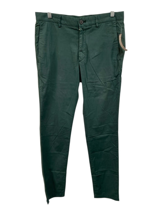 Theory Size 30 Emerald Green Cotton Blend Solid Khaki Athleisure Men's Pants Emerald Green / 30