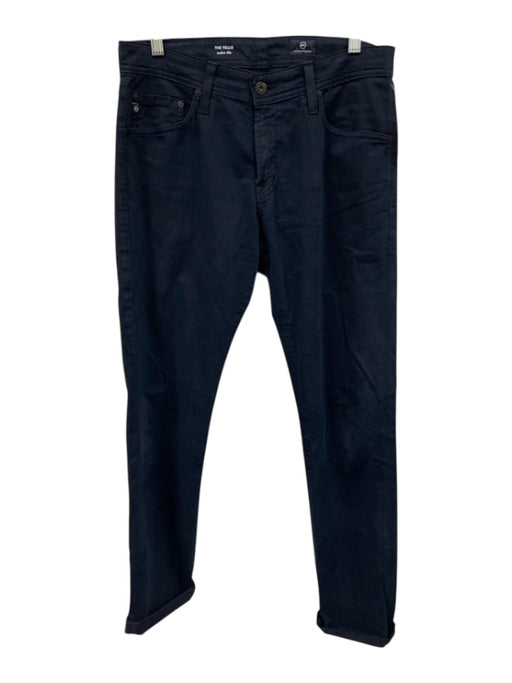 AG Size 29 Dark Blue Cotton Blend Solid Khaki Men's Pants Dark Blue / 29