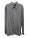 Polo Size XL Blue & White Cotton Houndstooth Button up Men's Long Sleeve Shirt Blue & White / XL