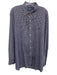 Ralph Lauren Size 17 Purple & White Cotton Grid Button Up Long Sleeve Shirt Purple & White / 17