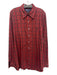 Ralph Lauren Size XL Red & Blue Cotton Plaid Button Up Men's Long Sleeve Shirt Red & Blue / XL