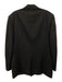 Dior Vintage Black Wool Solid Double Breasted Men's Blazer Black / Est 42