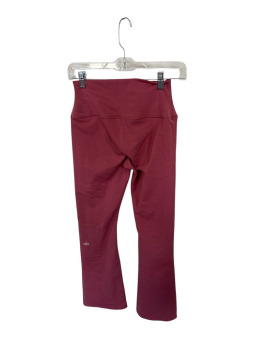 Alo Size S Mauve High Waist Flare Athletic Leggings Mauve / S
