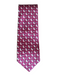 Ferragamo NWT Purple & Multi Silk All Over Print Men's Tie Purple & Multi