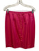 Zion Size 6/8 Hot pink Acetate & Viscose Taffeta Scrunch Knee Length Skirt Set Hot pink / 6/8
