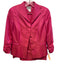 Zion Size 6/8 Hot pink Acetate & Viscose Taffeta Scrunch Knee Length Skirt Set Hot pink / 6/8