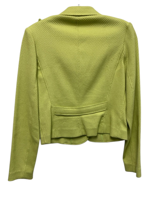 Rickie Freeman for Teri Jon Size 4 Chartreuse Green Cotton & Elastane Jacket Chartreuse Green / 4