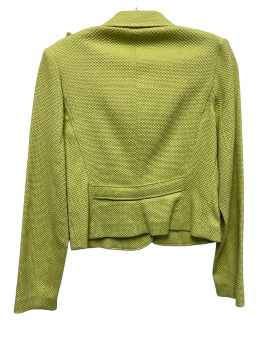 Rickie Freeman for Teri Jon Size 4 Chartreuse Green Cotton & Elastane Jacket Chartreuse Green / 4