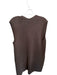 J Crew Size L Brown Cotton Blend Knit Long Vest Brown / L