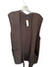 J Crew Size L Brown Cotton Blend Knit Long Vest Brown / L