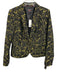 Banana Republic Size 14 Black & Yellow Polyester, Acetate, & Cotton Jacket Black & Yellow / 14