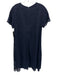 Harvey Faircloth Size 12 Navy Blue Polyester & Cotton Pockets Back Zip Dress Navy Blue / 12