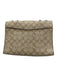 Coach Beige & Pink Coated Canvas & Leather Flap Monogram Logo Shoulder Bag Beige & Pink