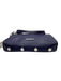 Rebecca Minkoff Indigo Purple Leather Zip Close Chain Strap Stud Detail Bag Indigo Purple