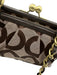 Coach Brown & Beige Canvas & Leather Brass Hardware Kiss Lock Y2K Shoulder Bag Brown & Beige / S