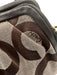 Coach Brown & Beige Canvas & Leather Brass Hardware Kiss Lock Y2K Shoulder Bag Brown & Beige / S