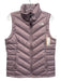 The North Face Size S Dusty Purple Polyester Zip Front Athletic Quilted Vest Dusty Purple / S