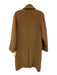 Cinzia Rocca Size 4 Brown Wool Fleece 3 Button Long Sleeve Coat Brown / 4
