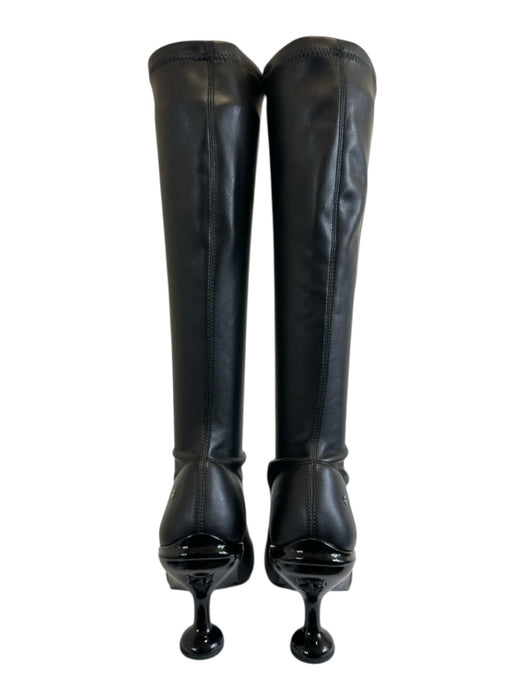Naked Wolfe Shoe Size 9 Black Vegan Leather Stretch Pointed Square Toe Boots Black / 9