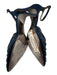 Adrianna Papell Shoe Size 7.5 Blue Leather Satin Embellished Stiletto Pumps Blue / 7.5