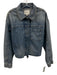 Banana Republic Size Medium Light Wash Cotton Denim Snap Button Jacket Light Wash / Medium