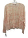 360 Cashmere Size Small Pink & White Cashmere Long semi sheer sleeves Sweater Pink & White / Small