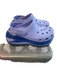 Crocs Shoe Size 10 Periwinkle Croslite Heel Strap Perforated Platform Shoes Periwinkle / 10
