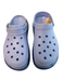 Crocs Shoe Size 10 Periwinkle Croslite Heel Strap Perforated Platform Shoes Periwinkle / 10