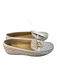 Michael Michael Kors Shoe Size 9.5 Tan & Gray Leather goldtone hardware Shoes Tan & Gray / 9.5