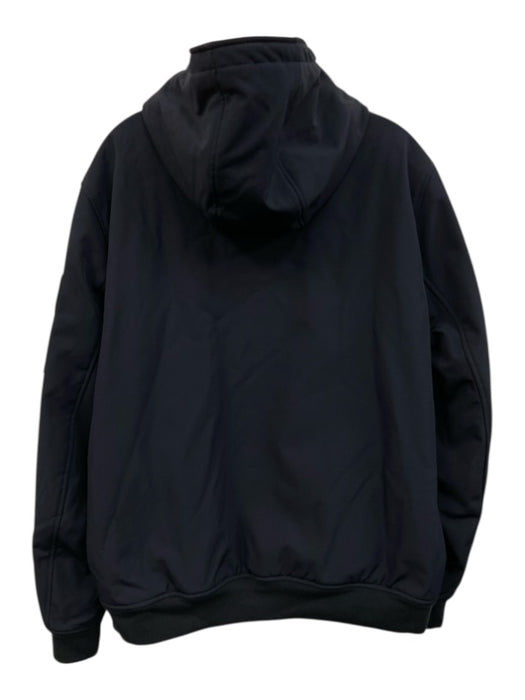 Tommy Hilfiger Size XL Navy Blue Synthetic Solid Zip UP Men's Jacket Navy Blue / XL