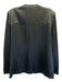 Chanel Size 48 Black Silk Button Front Pockets V Neck Cardigan Black / 48