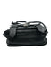 Proenza Schouler Black Leather Silvertone hardware Flap Buckle Crossbody Bag Black / S