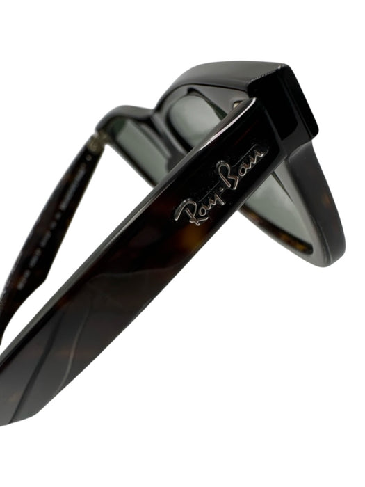 Saint Laurent Black Acetate Logo Tinted Wayfarer Sunglasses Black