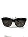 Saint Laurent Black Acetate Logo Tinted Wayfarer Sunglasses Black