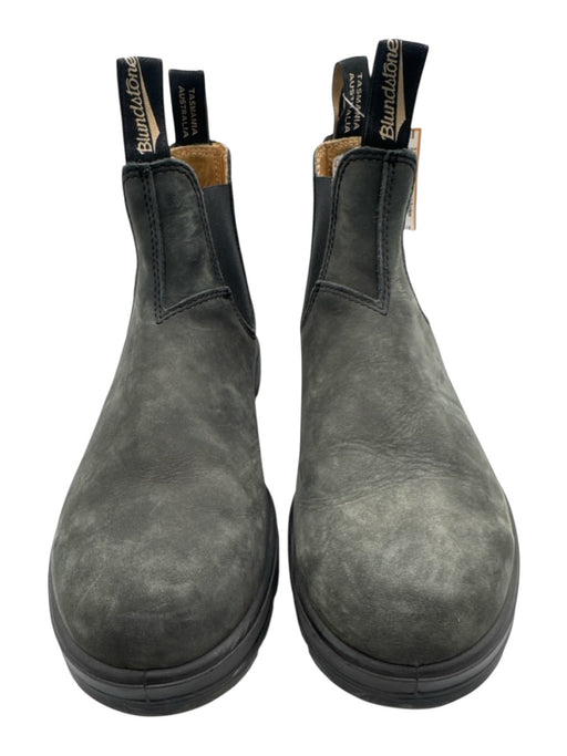 Blundstone Shoe Size 8 Gray Leather Solid Chelsea Men's Shoes Gray / 8
